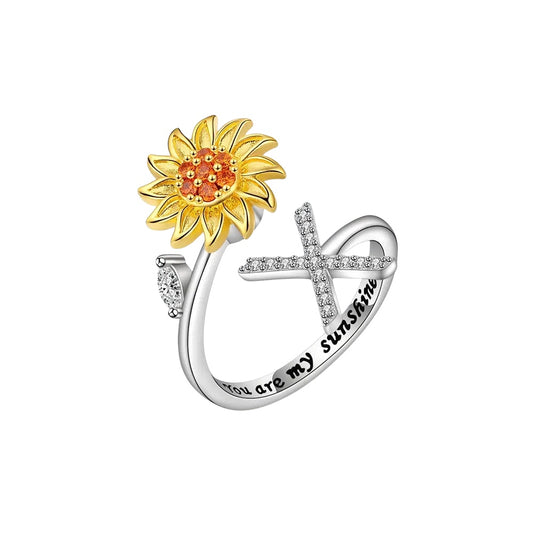 Polly Pocket Sunshine Ring Letter X