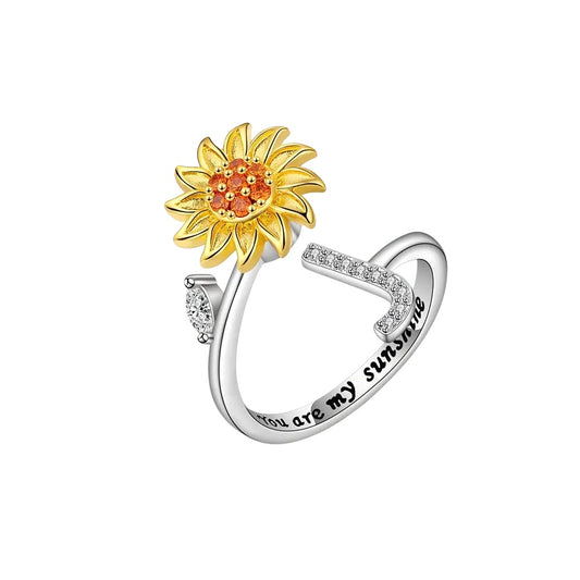 Polly Pocket Sunshine Ring Letter J