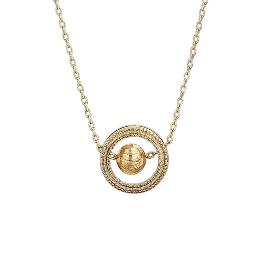 The Minimalist Fidget Necklace Gold