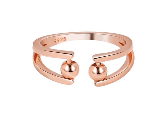 The Minimalist Fidget Ring Rose Gold