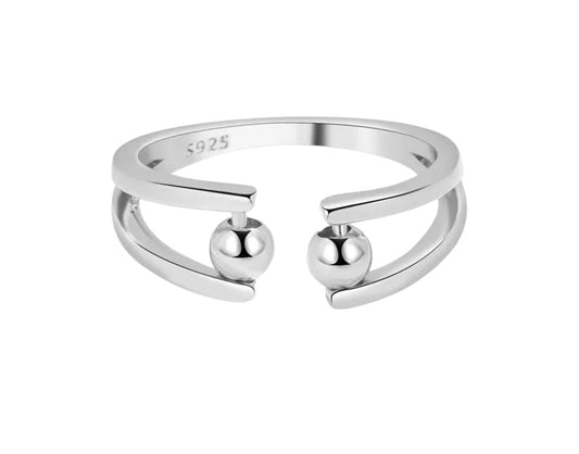 The Minimalist Fidget Ring Silver