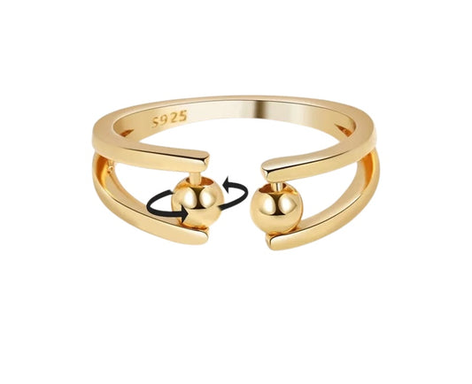 The Minimalist Fidget Ring Gold