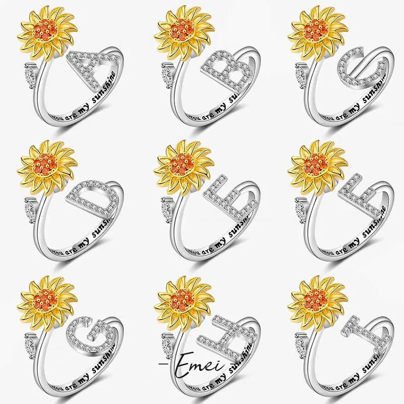 Polly Pocket Sunshine Ring Letter A