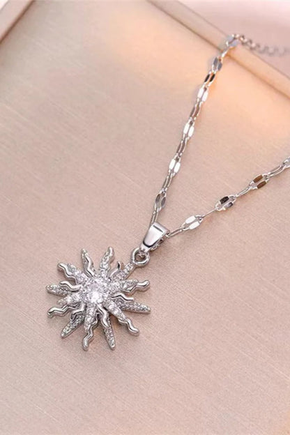 Vintage Sunflower Necklace