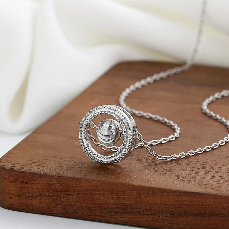 The Minimalist Fidget Necklace Silver