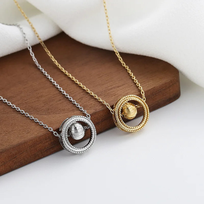 The Minimalist Fidget Necklace Silver