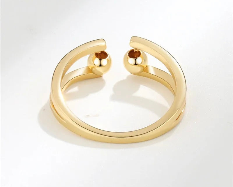 The Minimalist Fidget Ring Gold